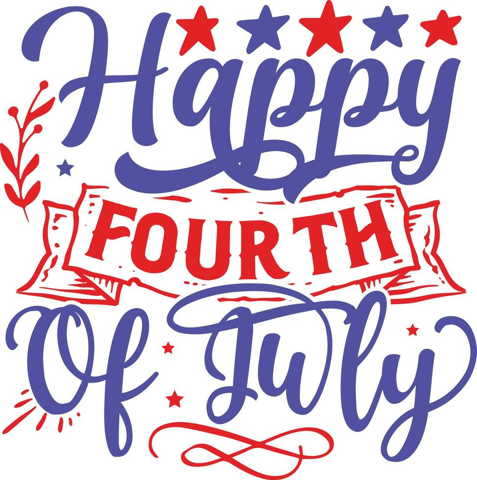 4th Of July Design vector