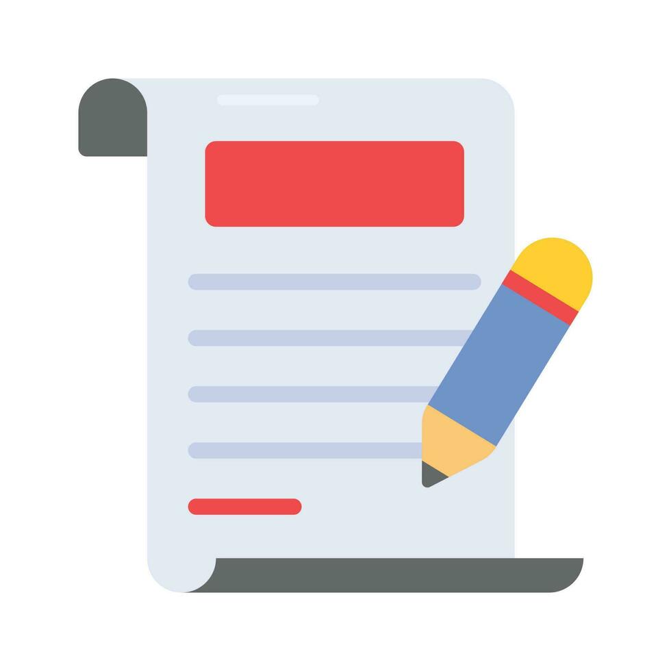 Check this beautifully design icon of agreement document in trendy style vector