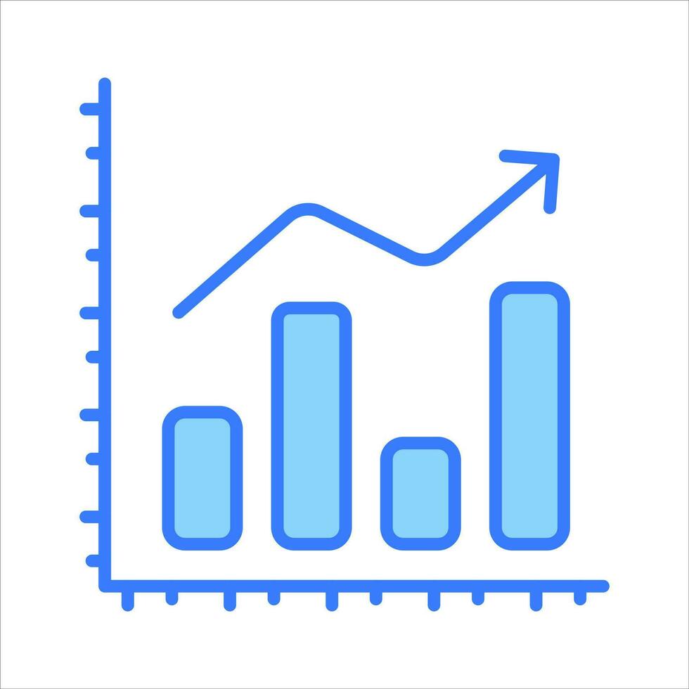 Carefully crafted icon of bar chart in trendy style, premium vector design