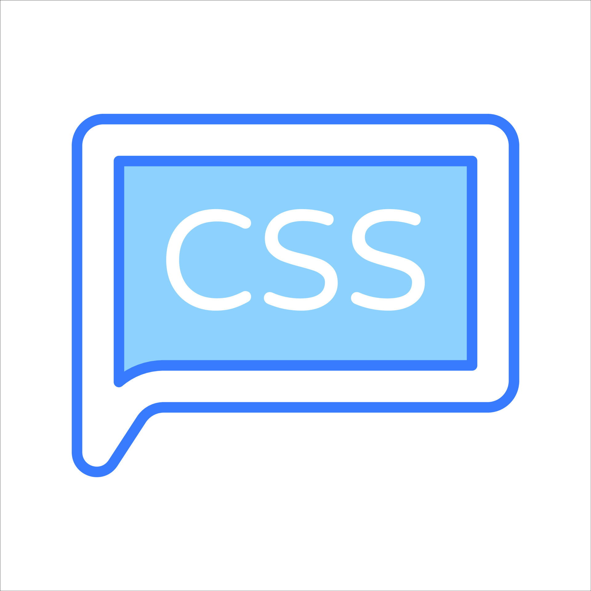Beautifully designed vector of css chat bubble in modern style, easy to ...