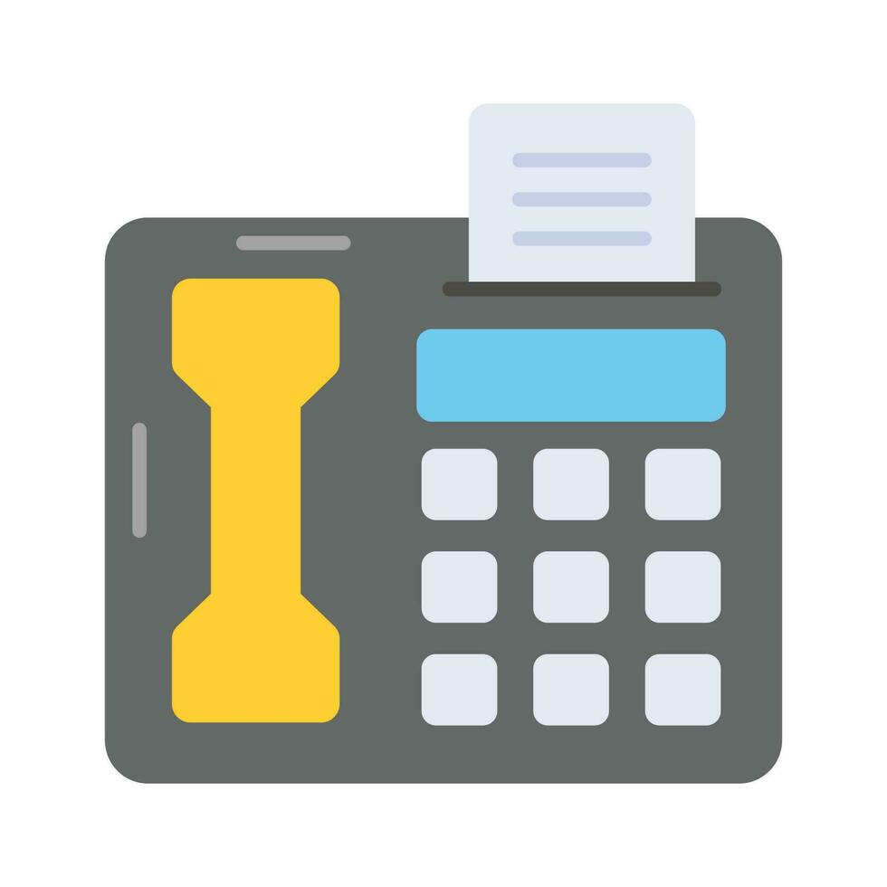 Carefully crafted vector of fax machine in flat style, premium icon