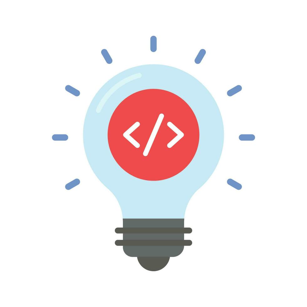 un increíble vector de creativo codificación en de moda estilo, Listo a utilizar icono