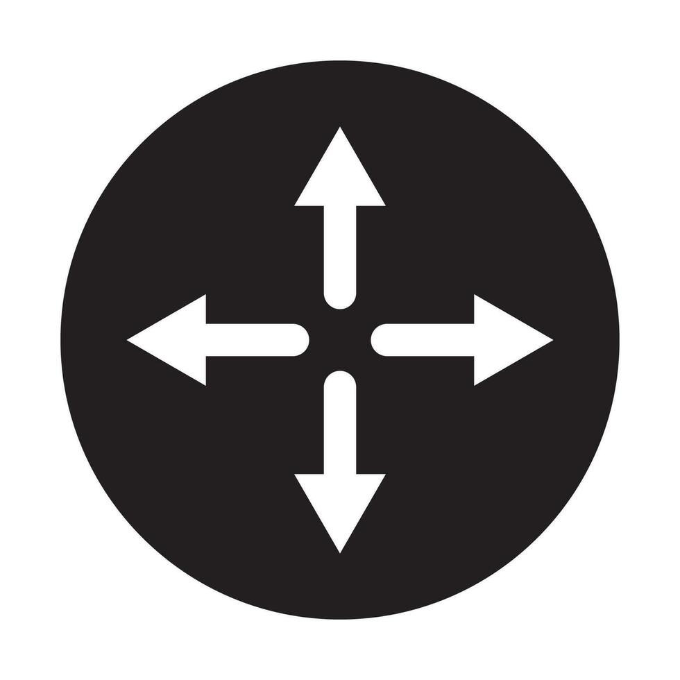 directions or navigation icon vector