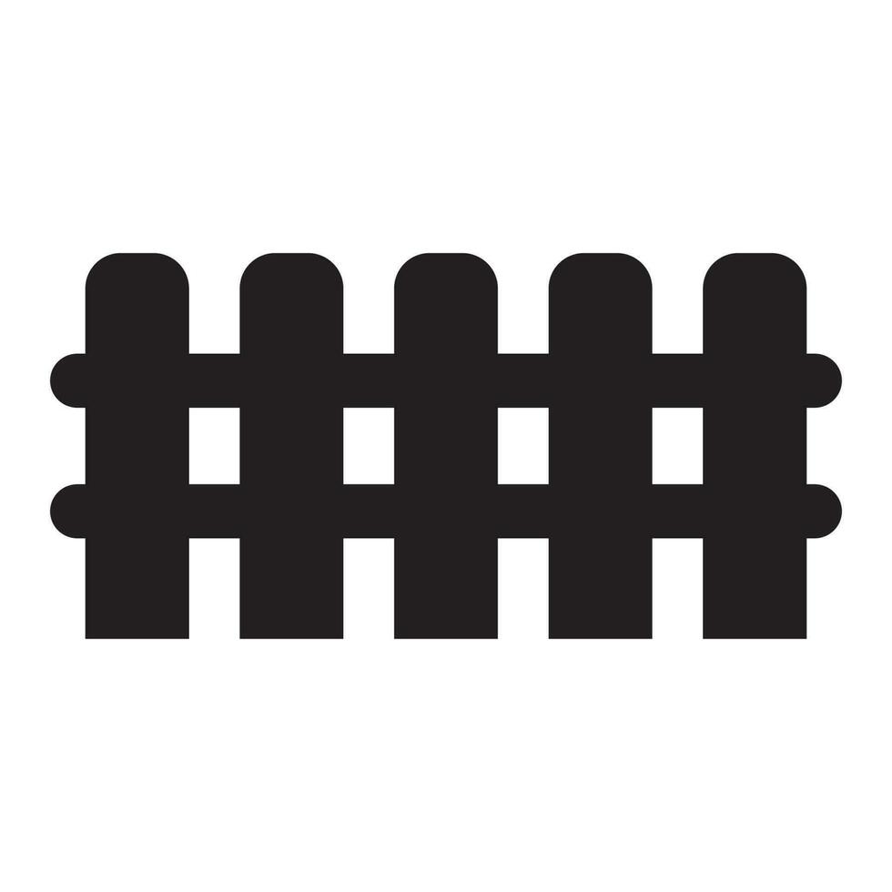 fence icon vector