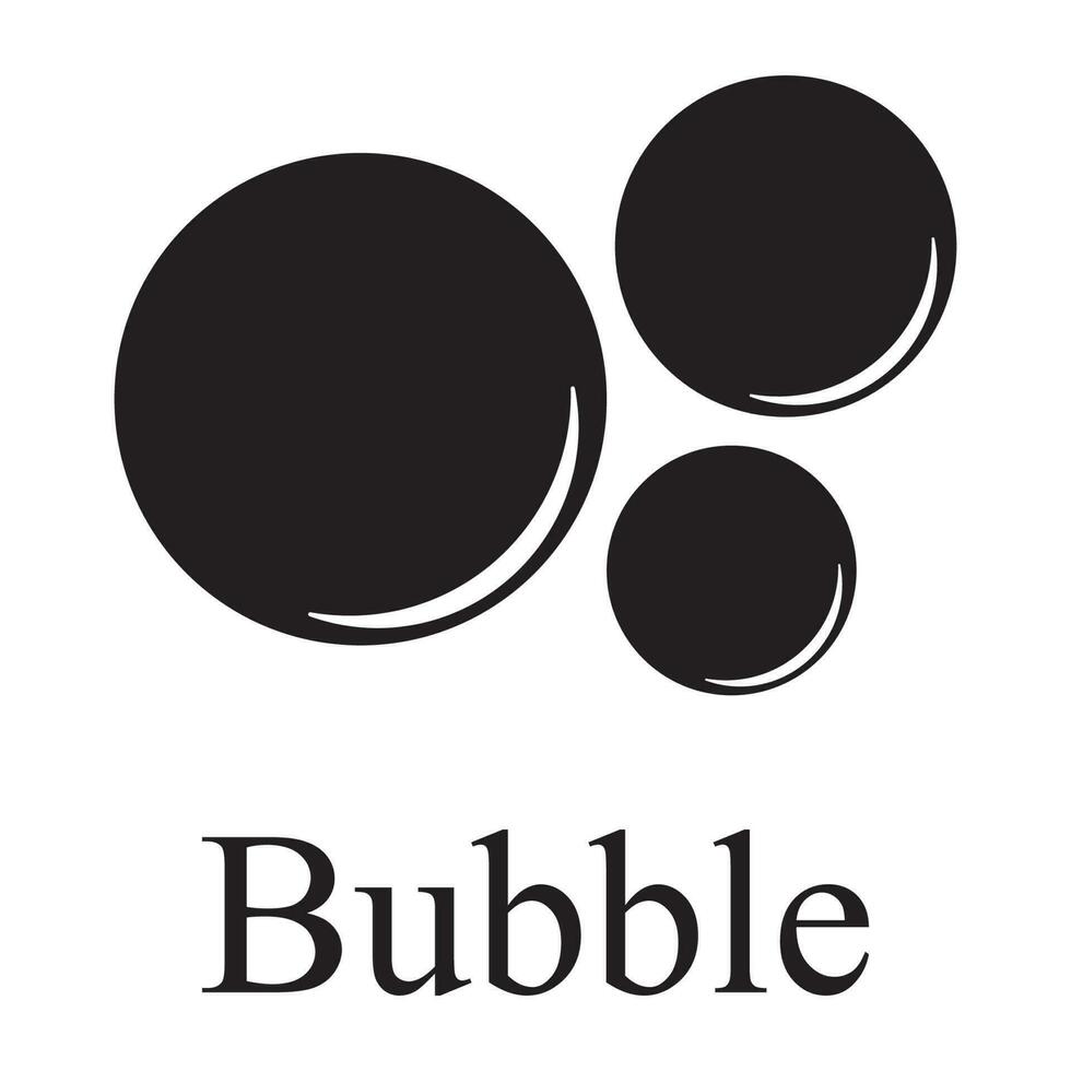burbuja icono vector