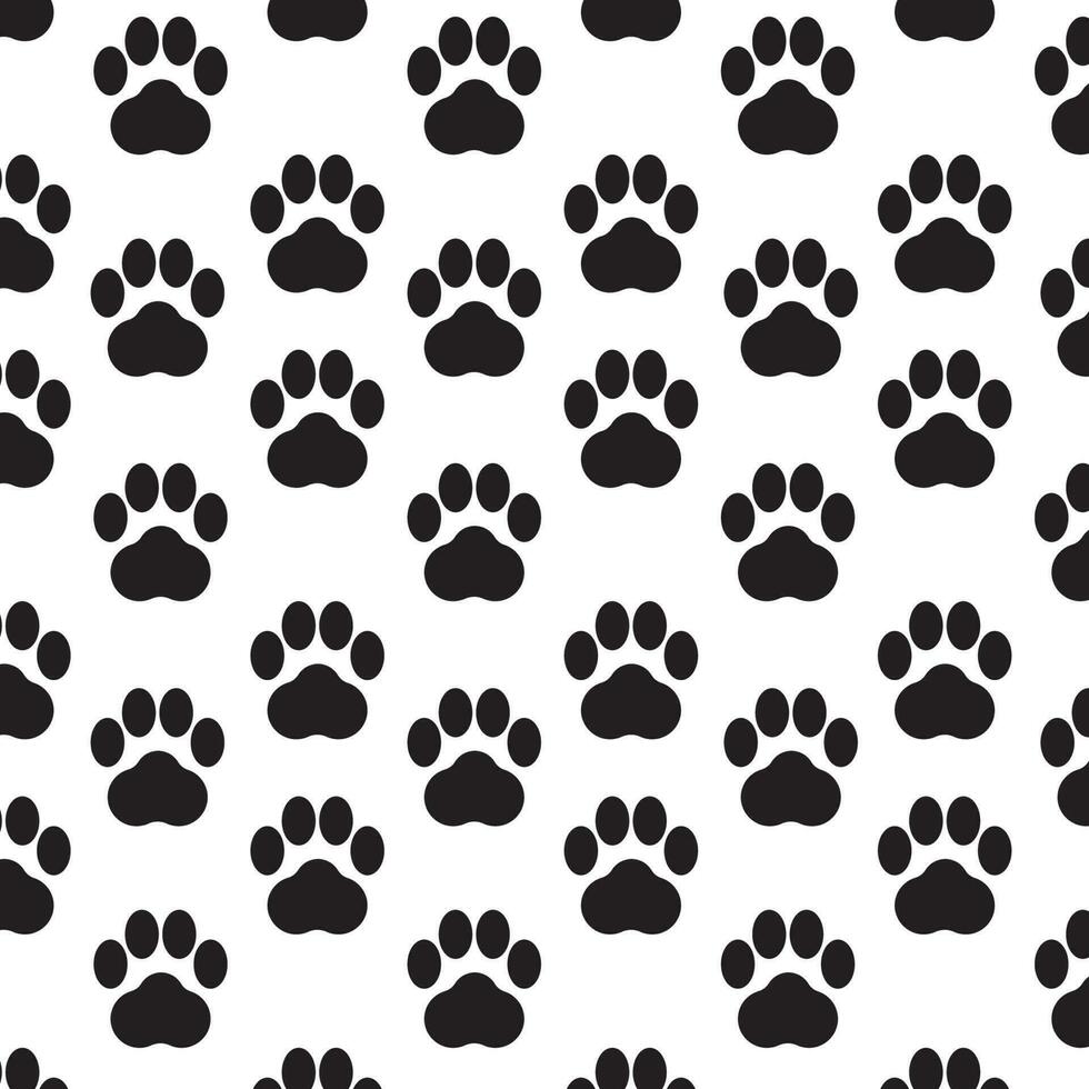 cat footprints icon vector