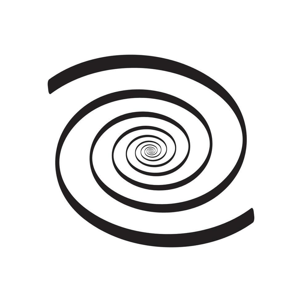 spiral icon vector