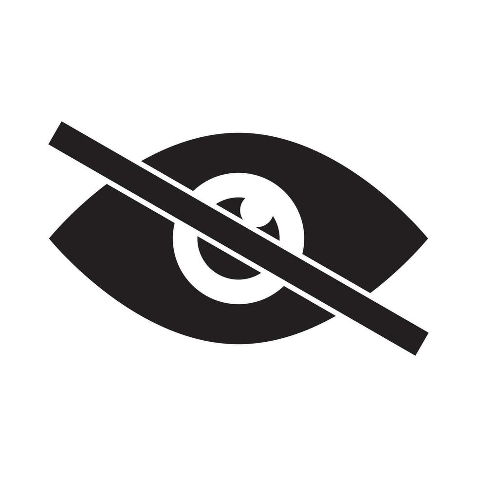 eye icon vector