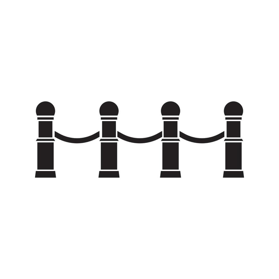 fence icon vector