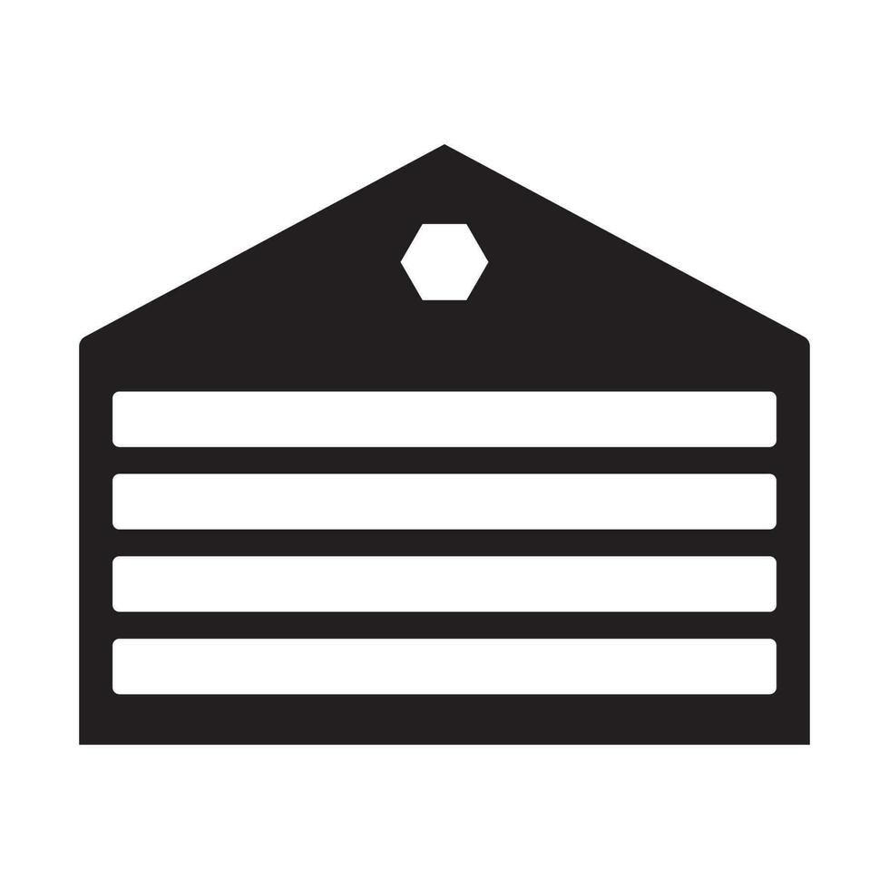 garage door icon vector