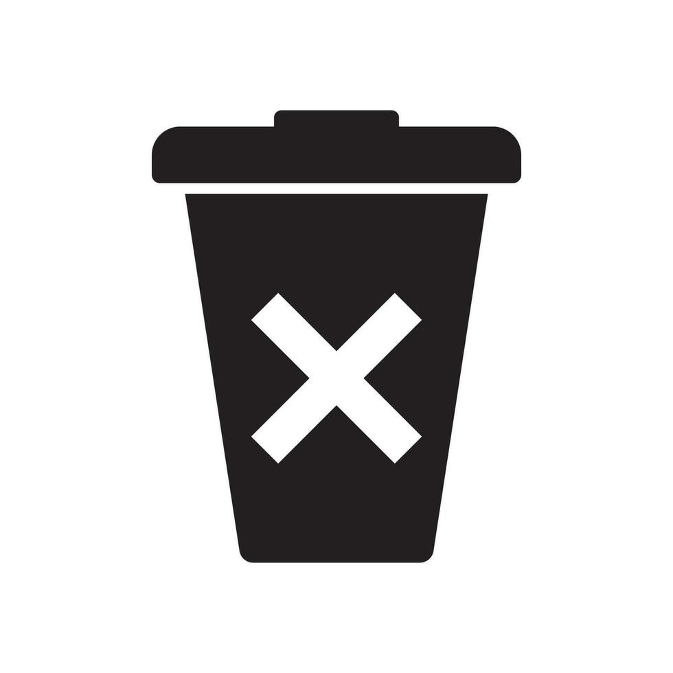 delete icon vector