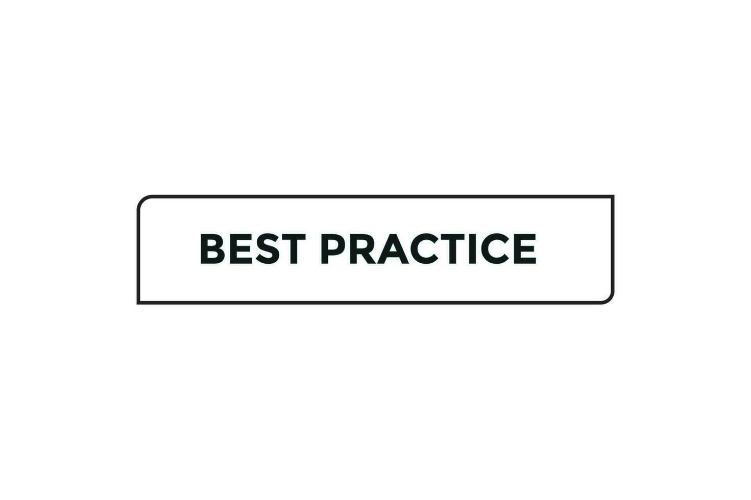 plantillas de banner web de botón de mejores prácticas. ilustración vectorial vector