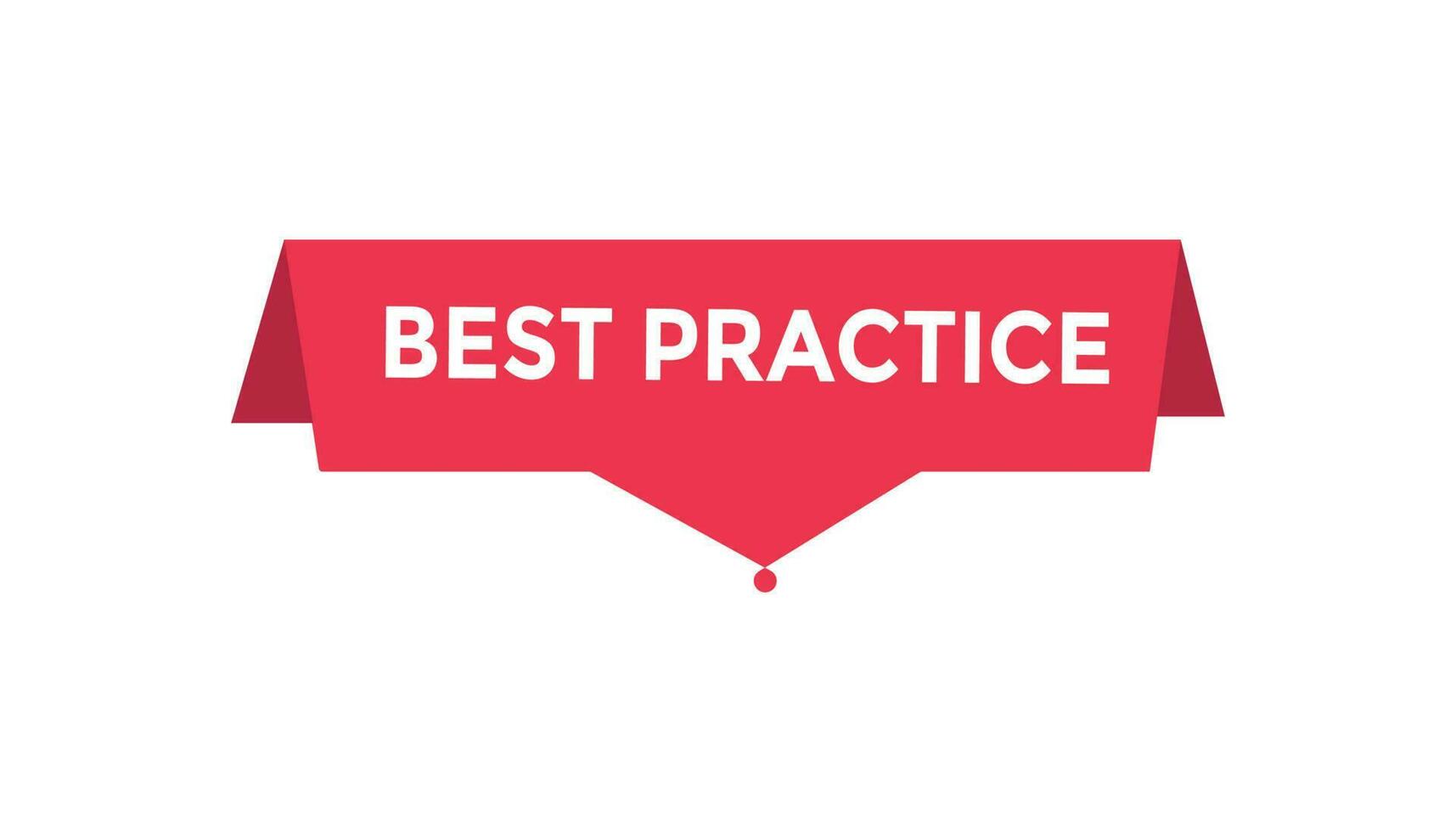 Best practice button web banner templates. Vector Illustration