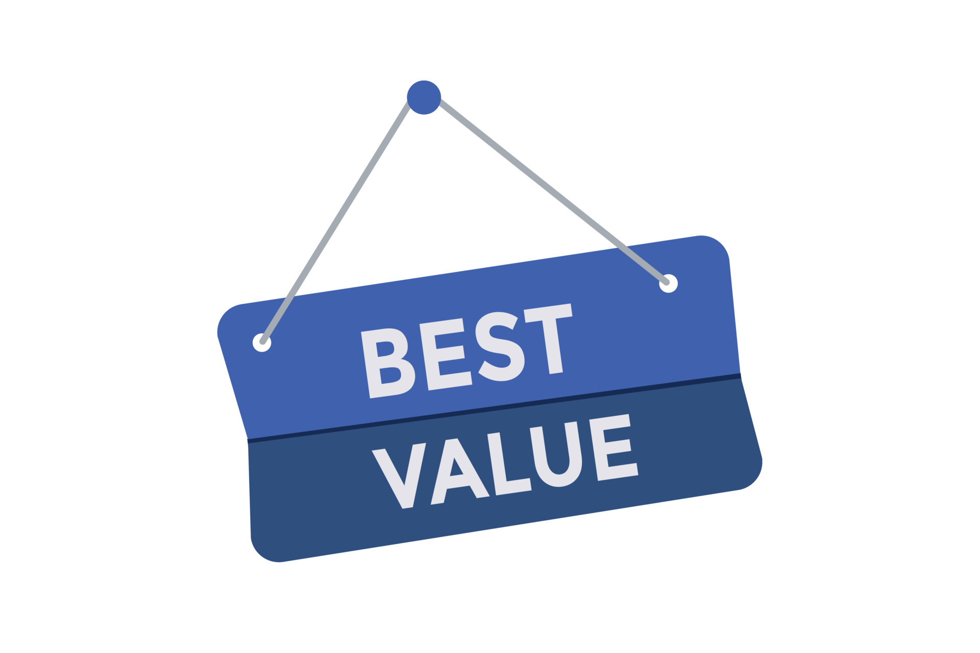 Best value button web banner templates. Vector Illustration 24150955