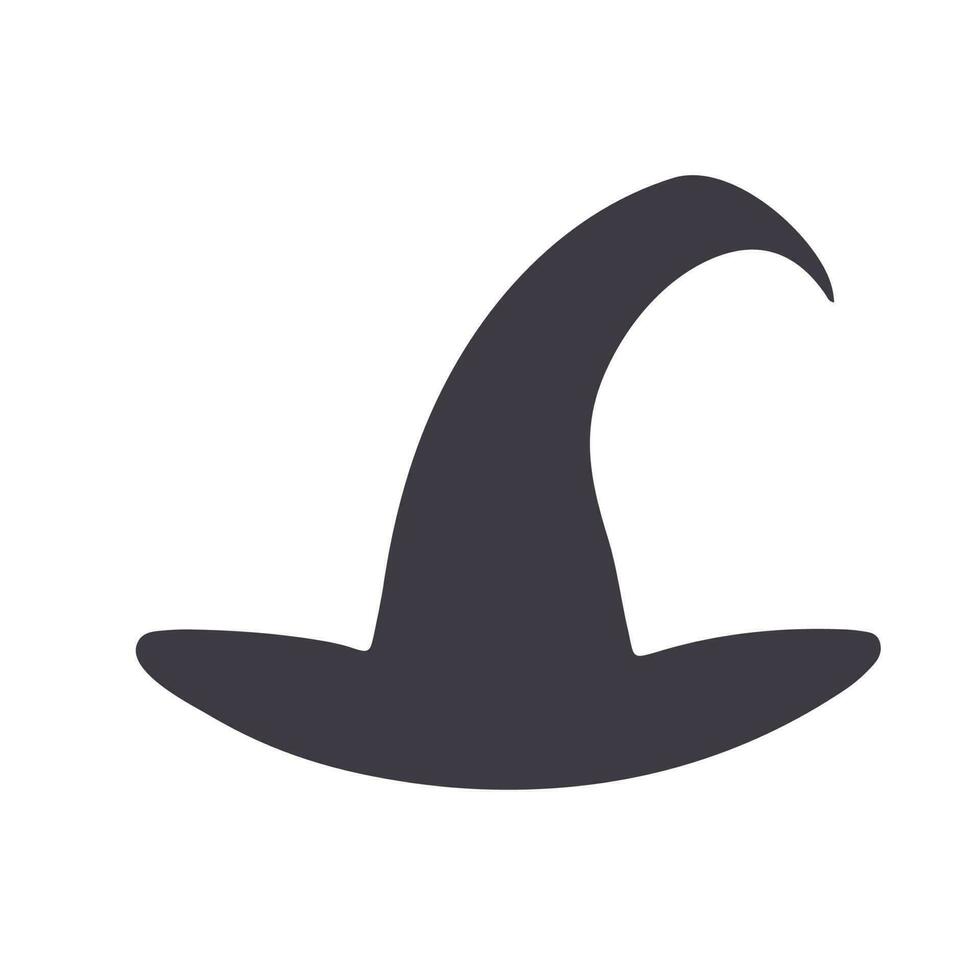 magic hat, wizard hat, witch hat for Halloween decoration vector