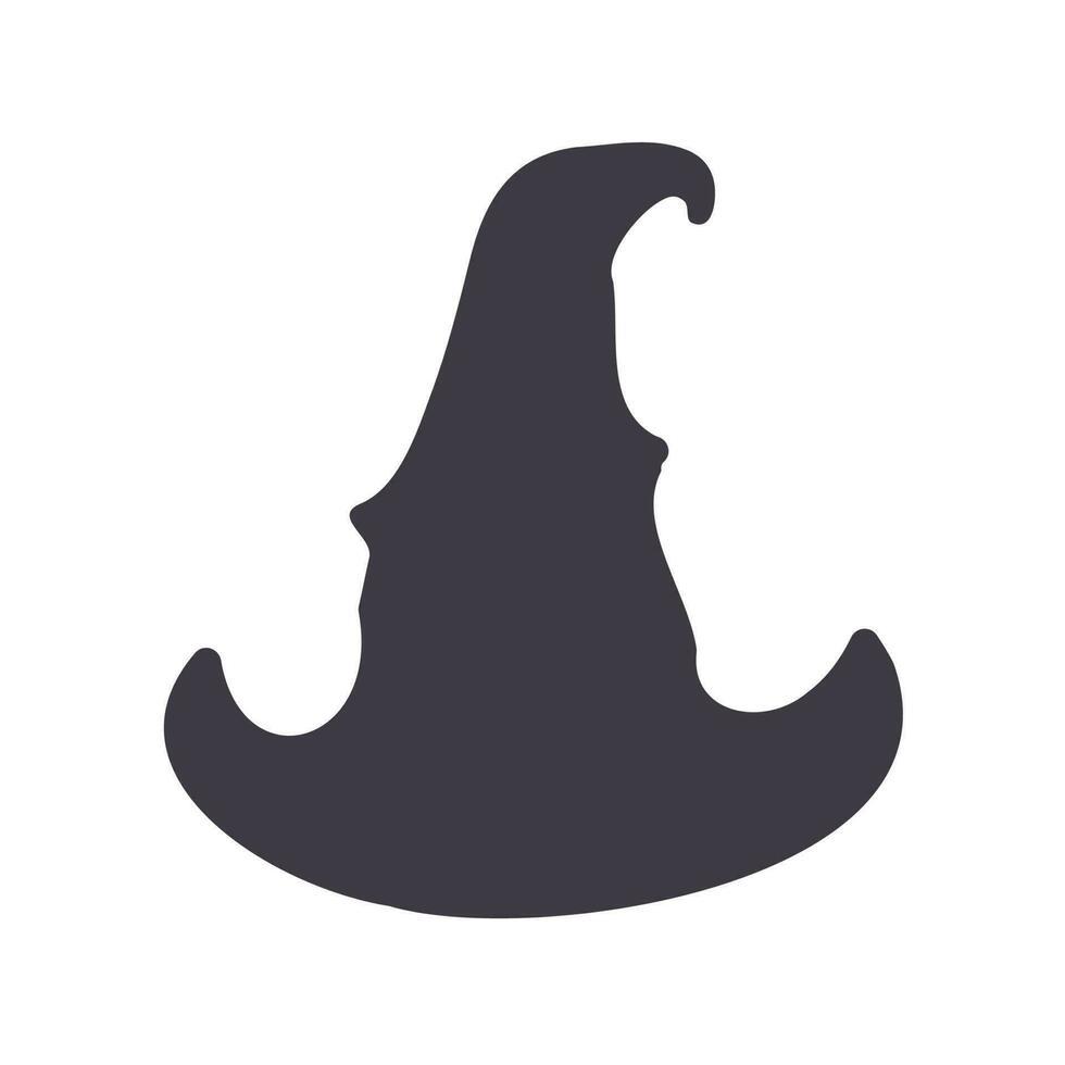 magic hat, wizard hat, witch hat for Halloween decoration vector