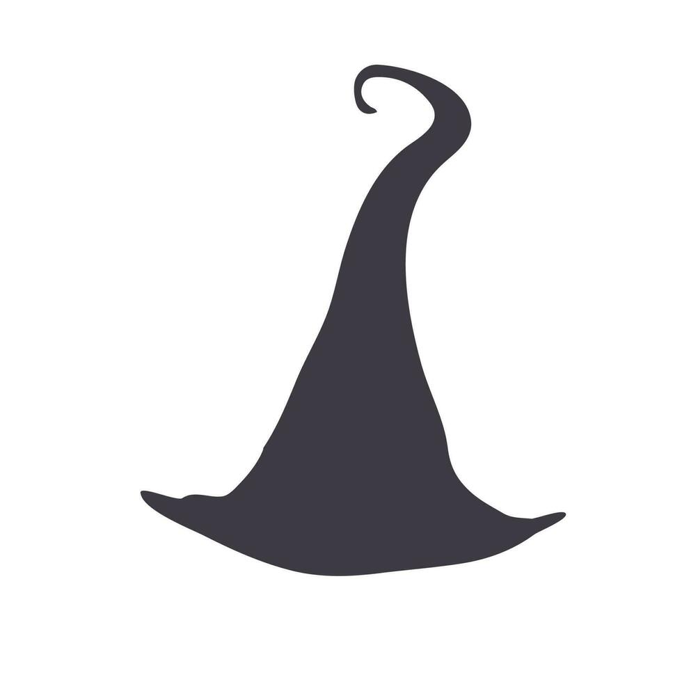 magic hat, wizard hat, witch hat for Halloween decoration vector