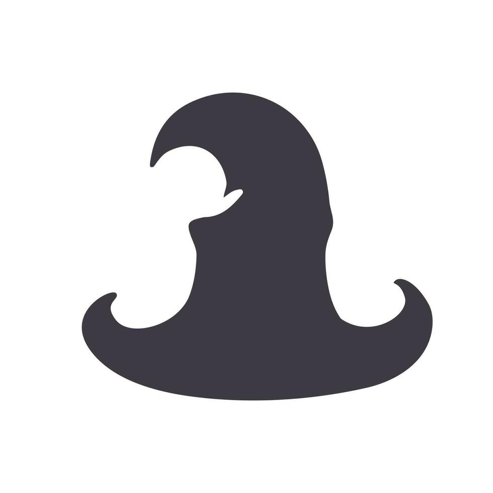 magic hat, wizard hat, witch hat for Halloween decoration vector