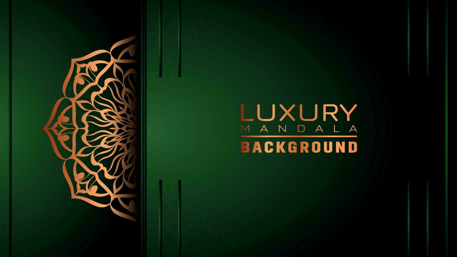 Luxury mandala background ornamental, arabesque style With Golden Arabesque Pattern Style. Decorative Mandala Ornament For Print, Brochure, Banner, Cover, Poster, Invitation Card vector