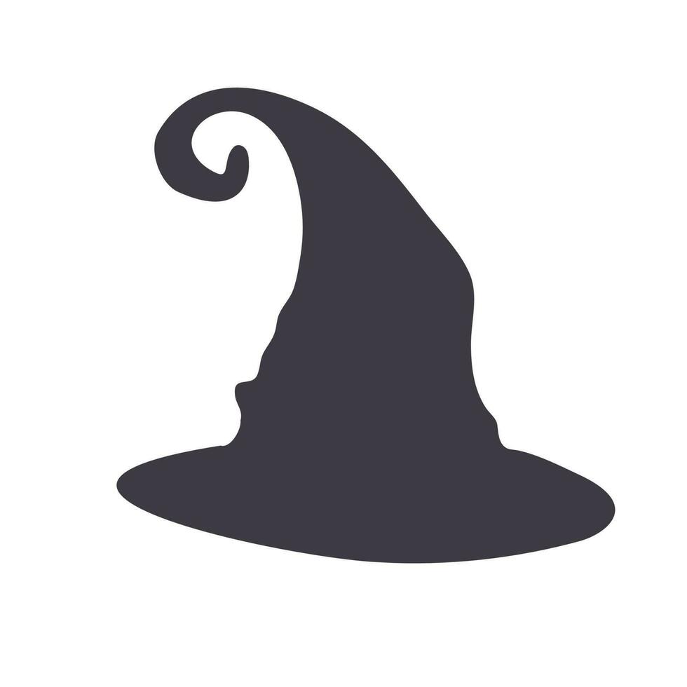 magic hat, wizard hat, witch hat for Halloween decoration vector