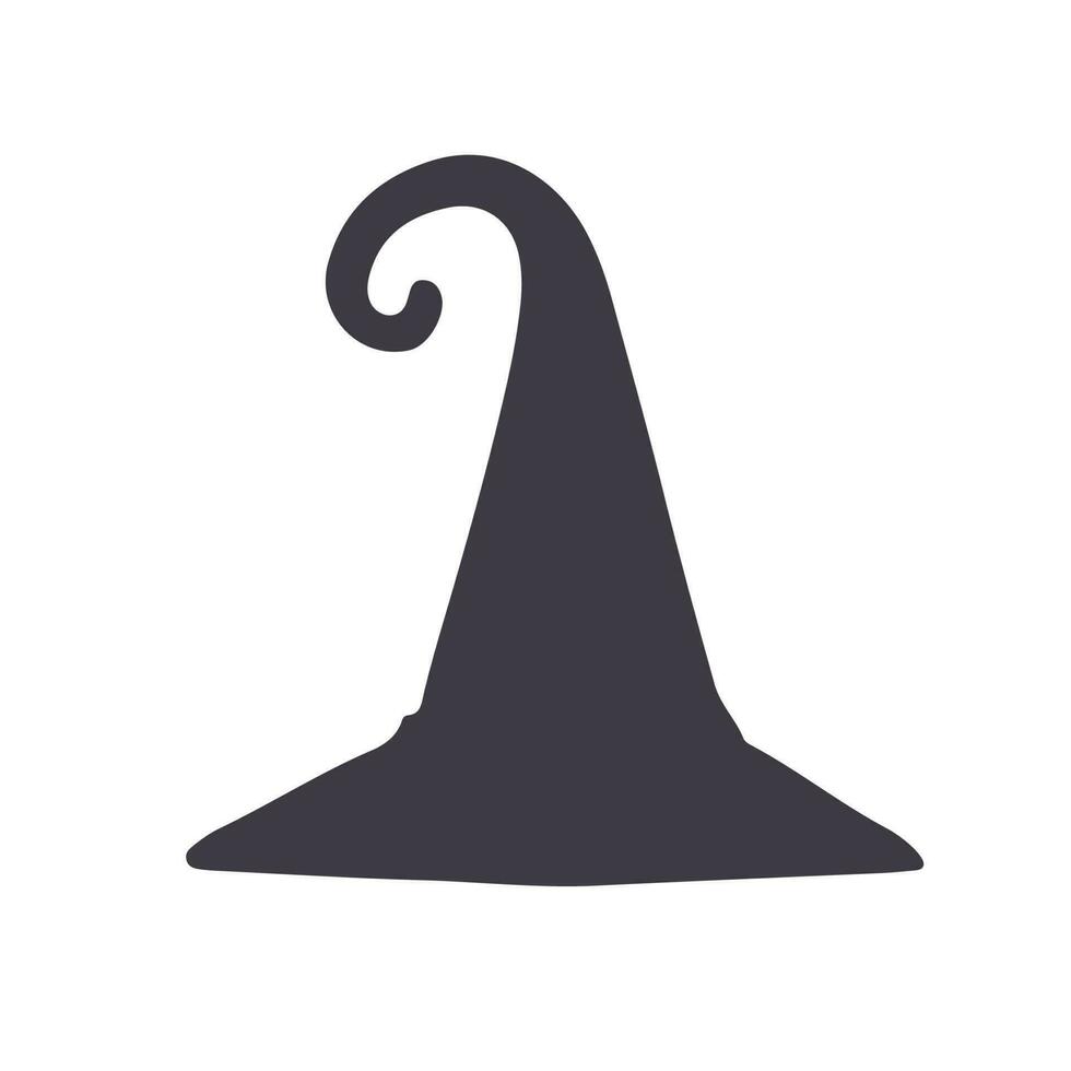 magic hat, wizard hat, witch hat for Halloween decoration vector