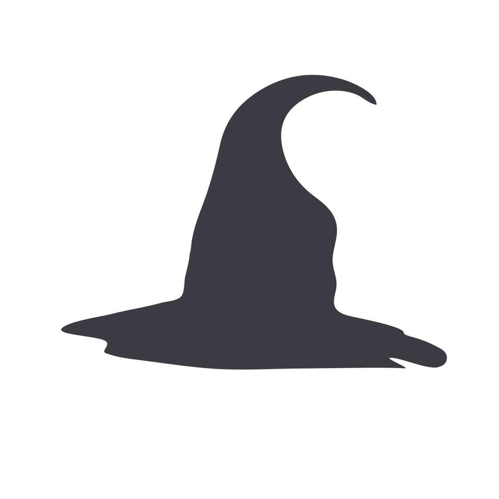 magic hat, wizard hat, witch hat for Halloween decoration vector