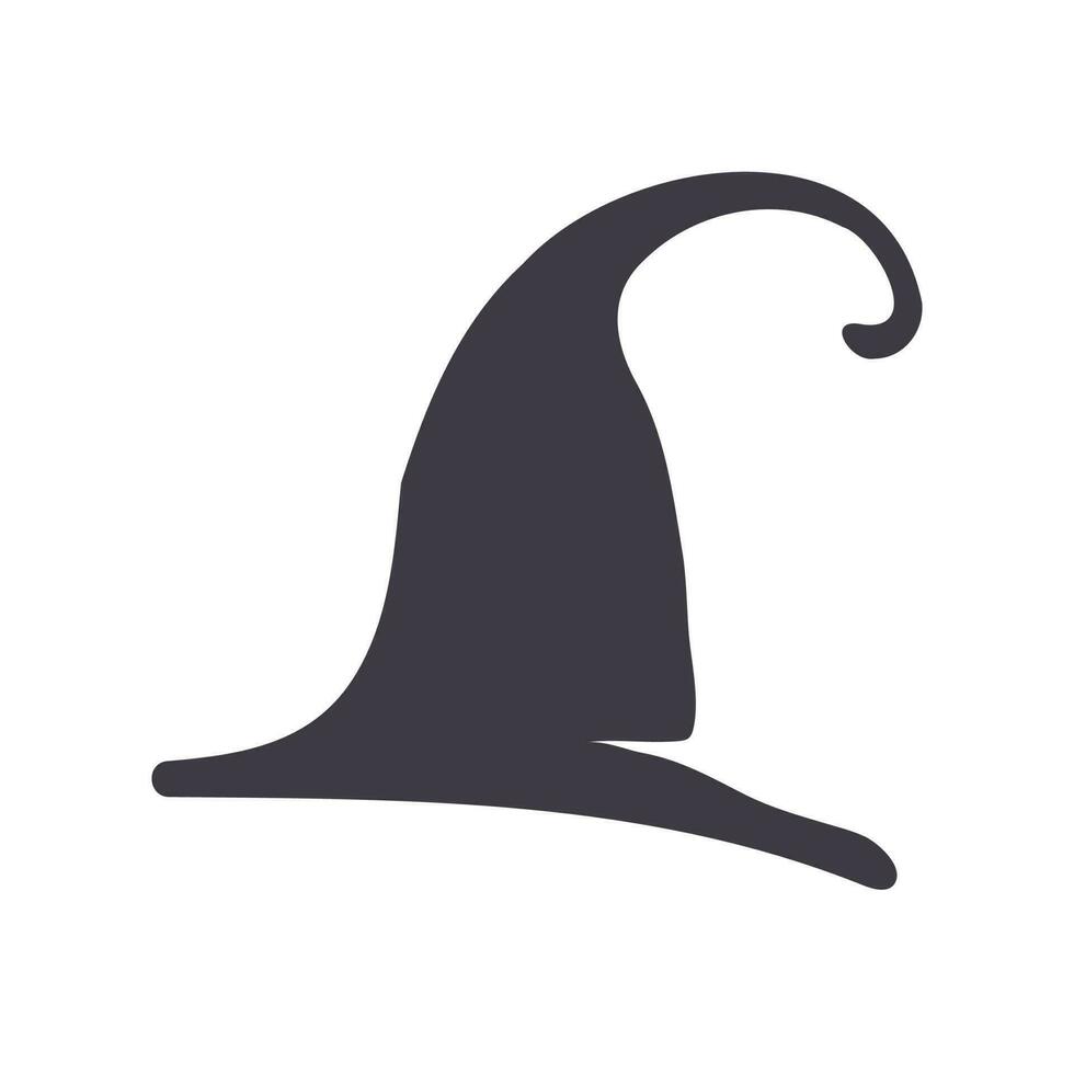 magic hat, wizard hat, witch hat for Halloween decoration vector