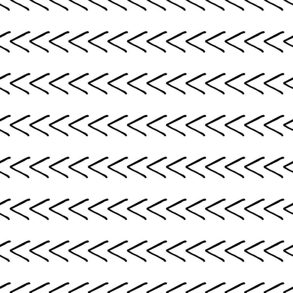 Seamless monochrome hand drawn pattern. Abstract vector background with grunge effect. Index and shooters elements on white