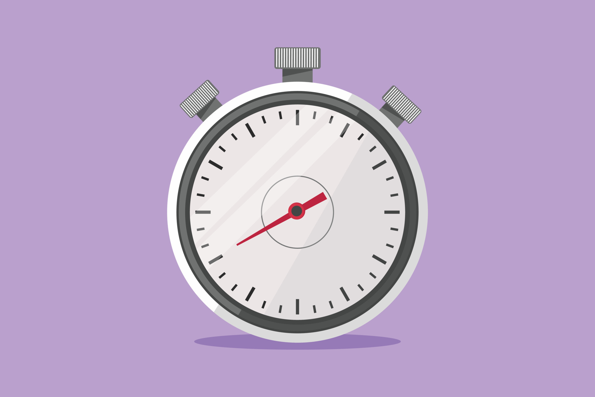 dibujos animados plano estilo dibujo cronógrafo, especial reloj a