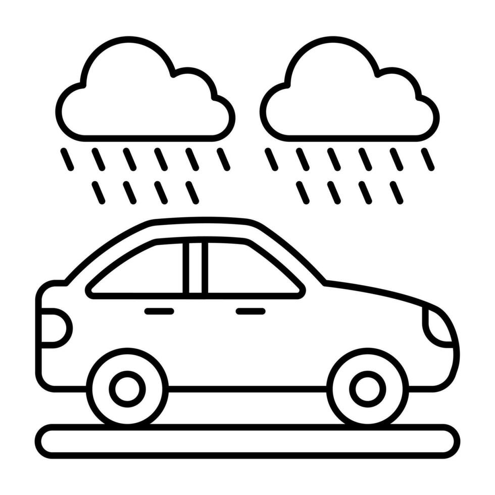 Rainfall icon in perfect design vector