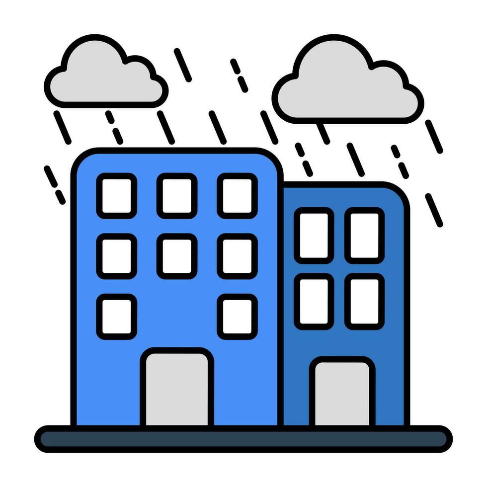 Rainfall icon in perfect design vector