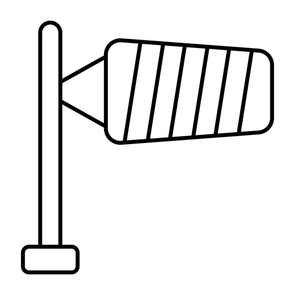 Premium download icon of windsock vector