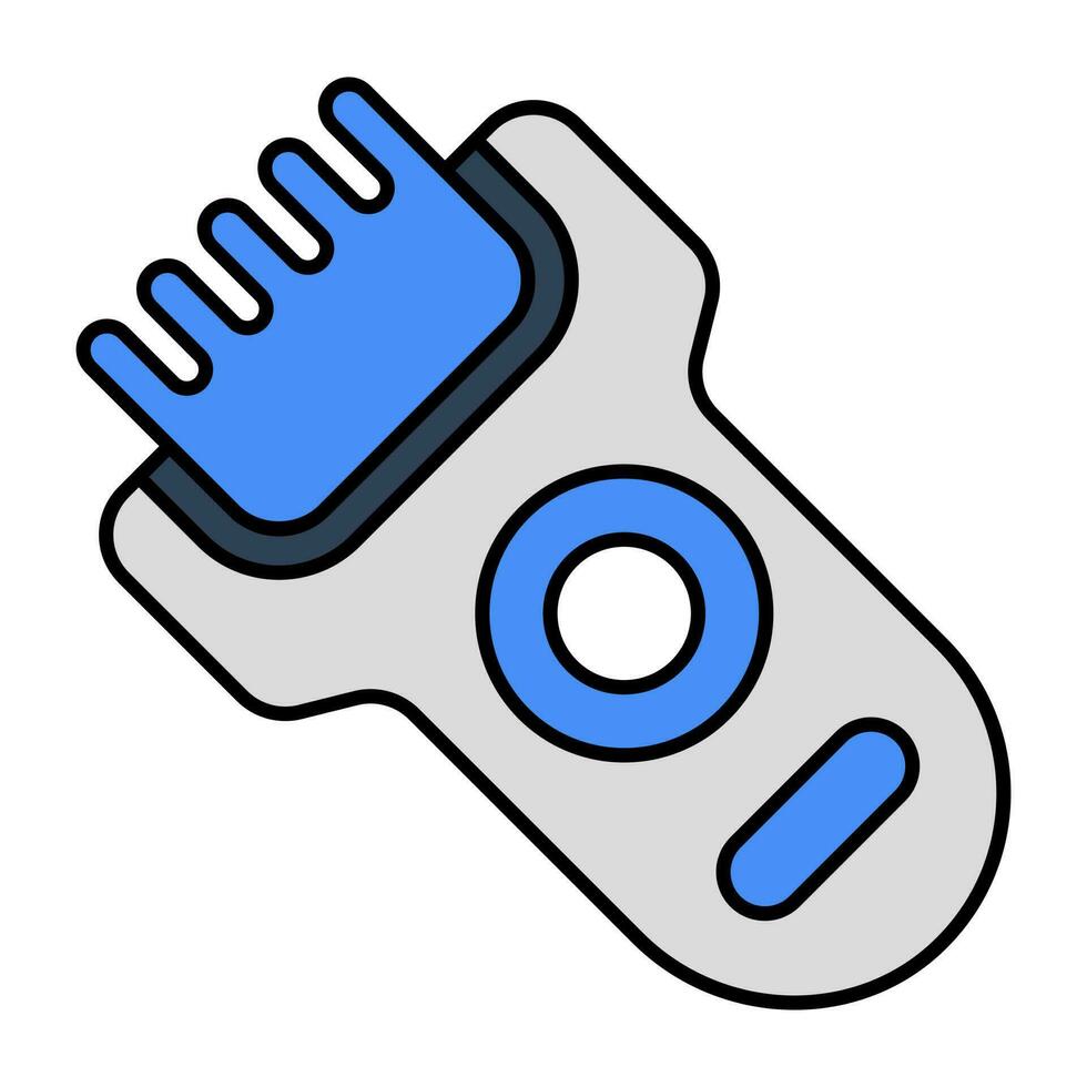 Modern technology icon of electric trimmer vector