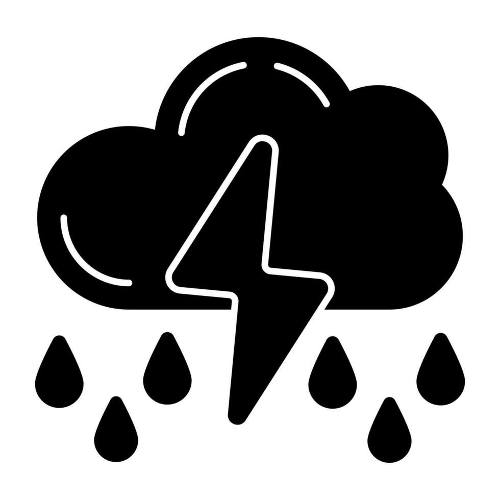 Rainfall icon in perfect design vector
