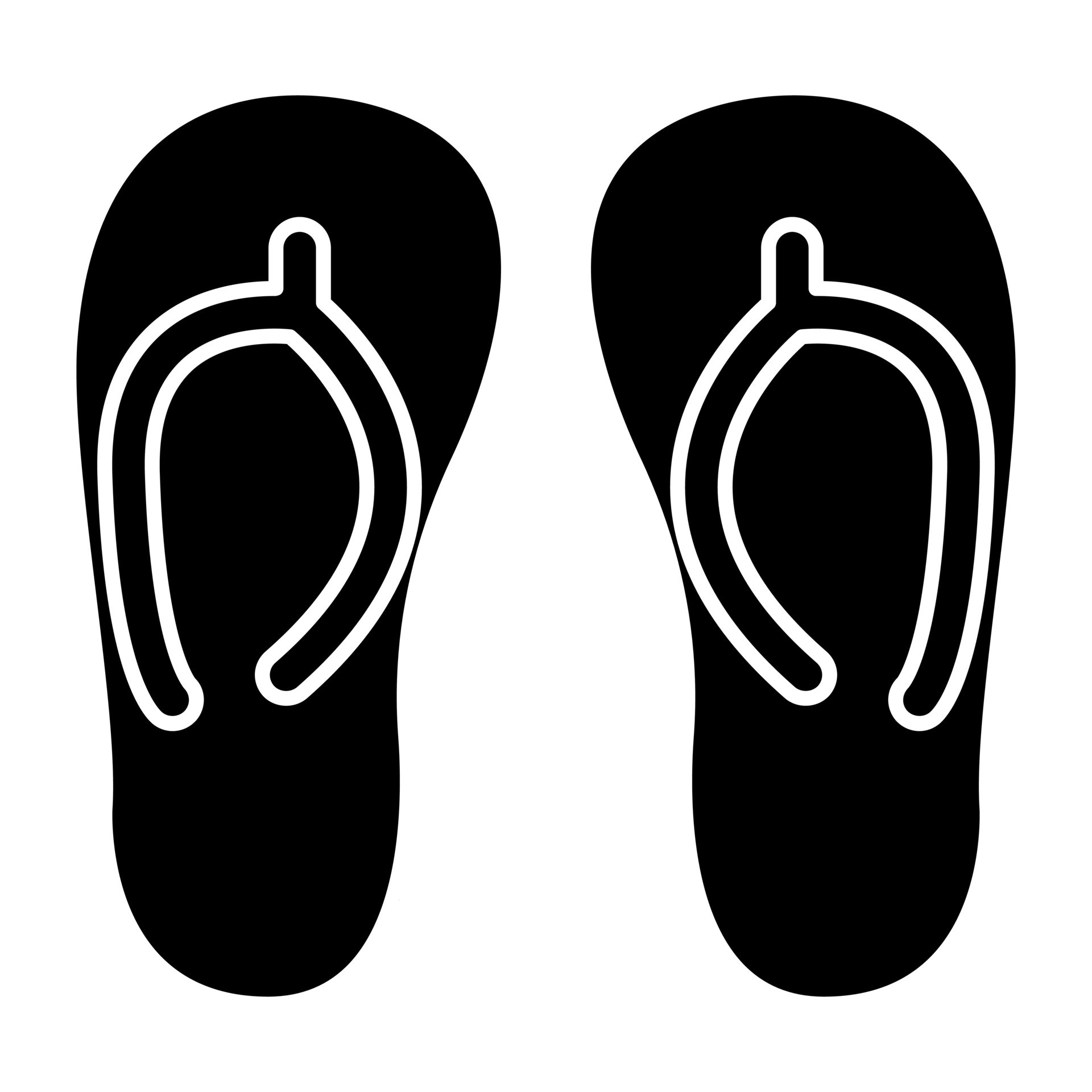 An icon design of flip flop 24153002 Vector Art at Vecteezy