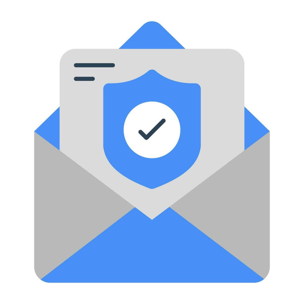 Perfect design icon of mail security vector