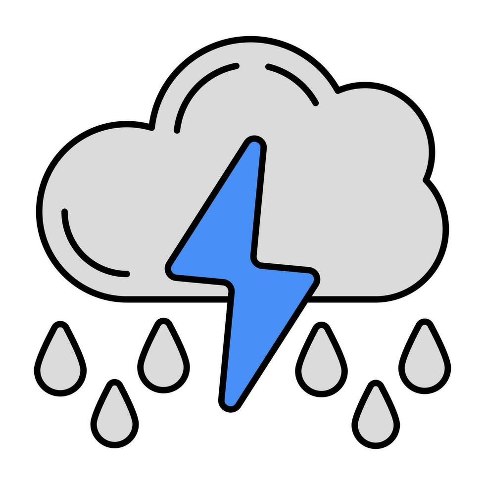 Rainfall icon in perfect design vector