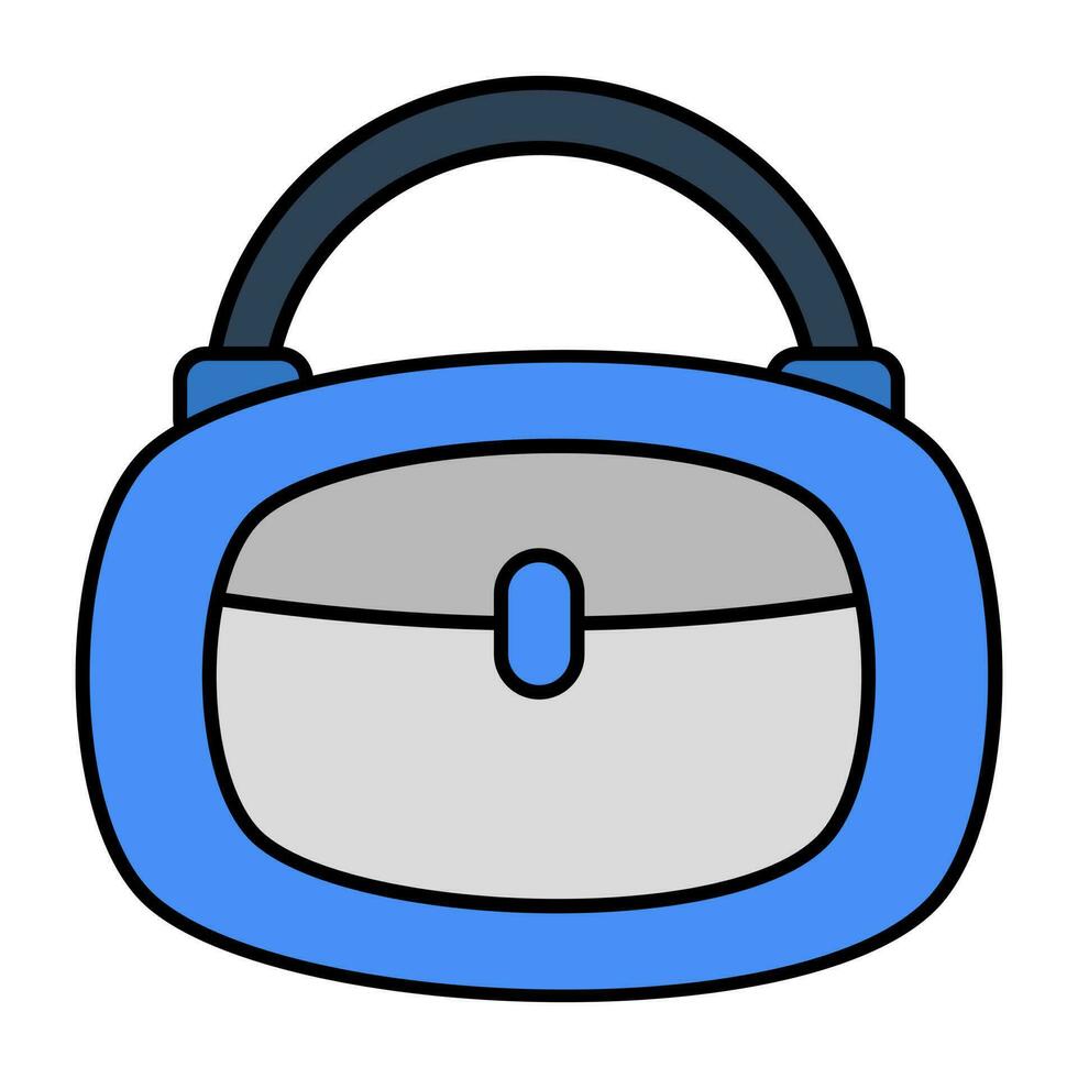 un icono diseño de bolso teniendo editable calidad vector