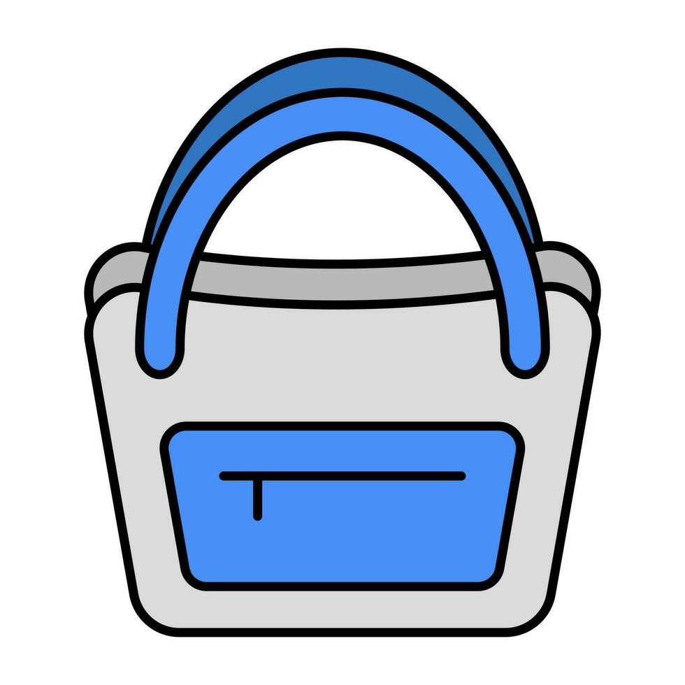 un icono diseño de bolso teniendo editable calidad vector