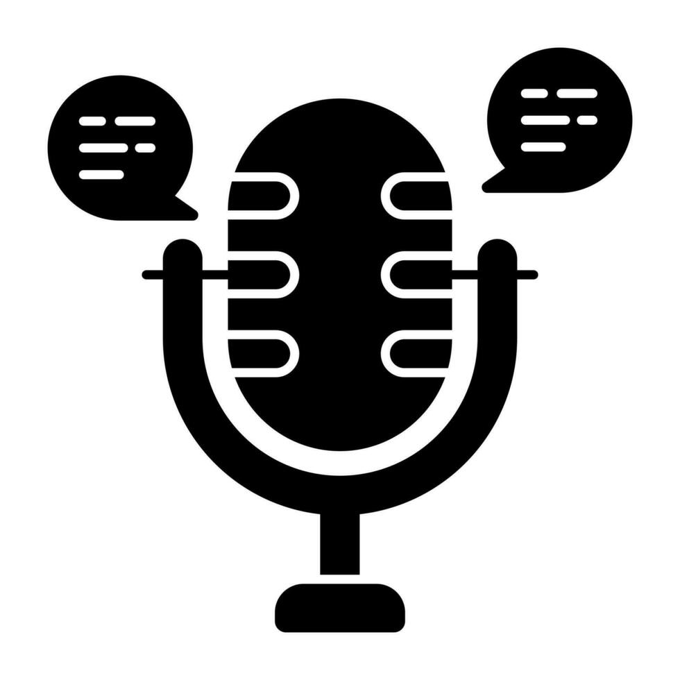 Trendy vector design of audio chat 24153306 Vector Art at Vecteezy