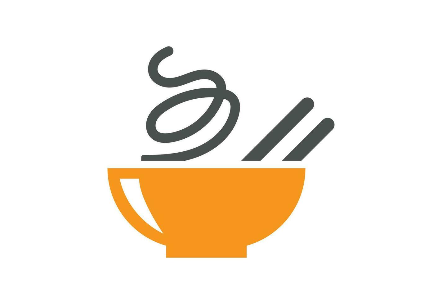 fideos logo plantilla, chino comida vector diseño, vector ilustración