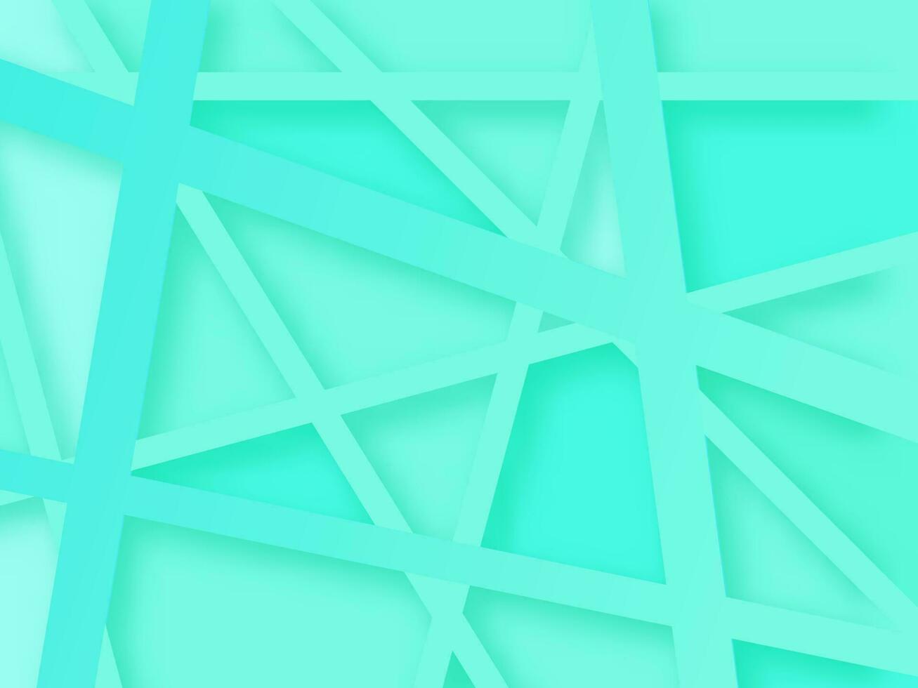Abstract Paper Cut Tangled Lines Background. vector