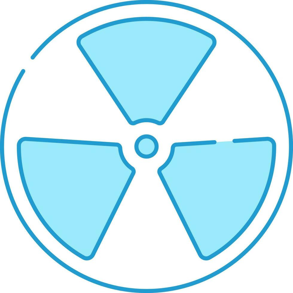 azul y blanco nuclear circulo icono. 24155119 Vector en Vecteezy