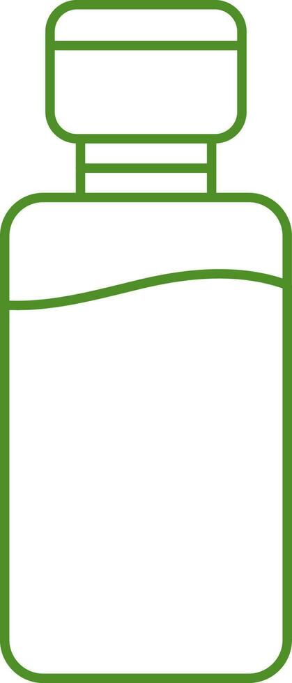 Isolated Attar Bottle Icon In Green Line Art. 24155987 Vector Art at