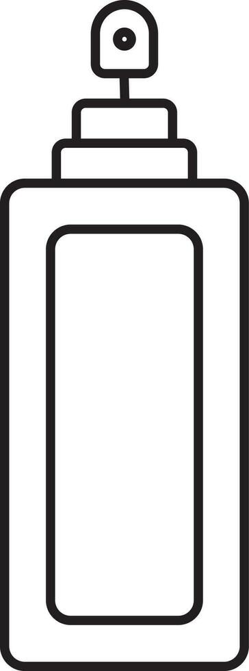 Isolated Attar Bottle Flat Icon. vector