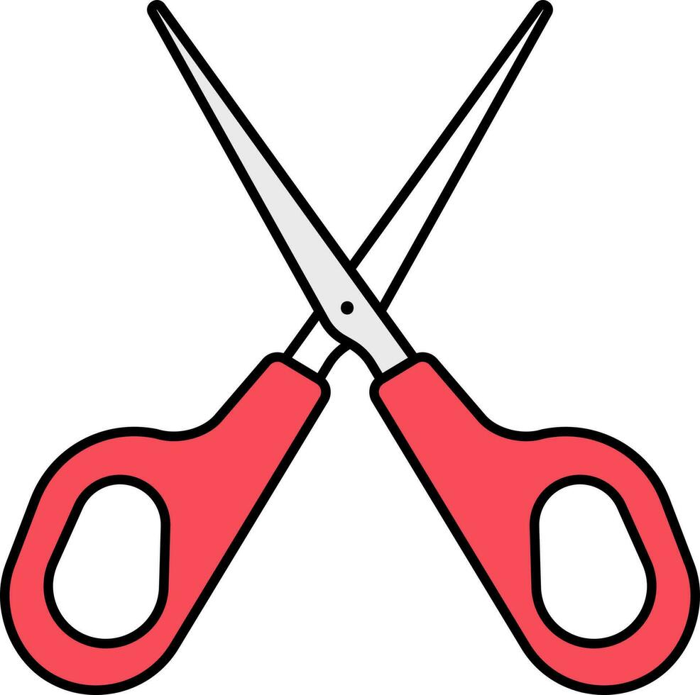 Scissor Icon In Flat Style Vector For Apps Ui Websites Black Icon Vector  Illustration Stock Illustration - Download Image Now - iStock