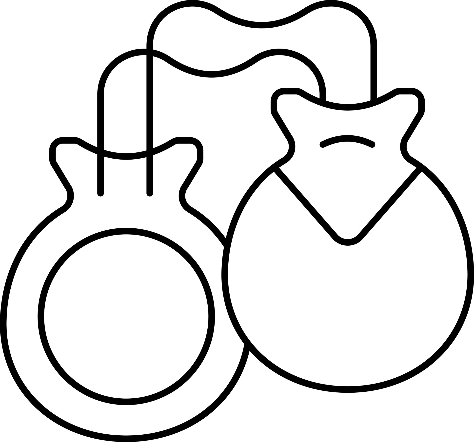 Black Stroke Illustration Of Icon. 24158420 Vector Art at Vecteezy