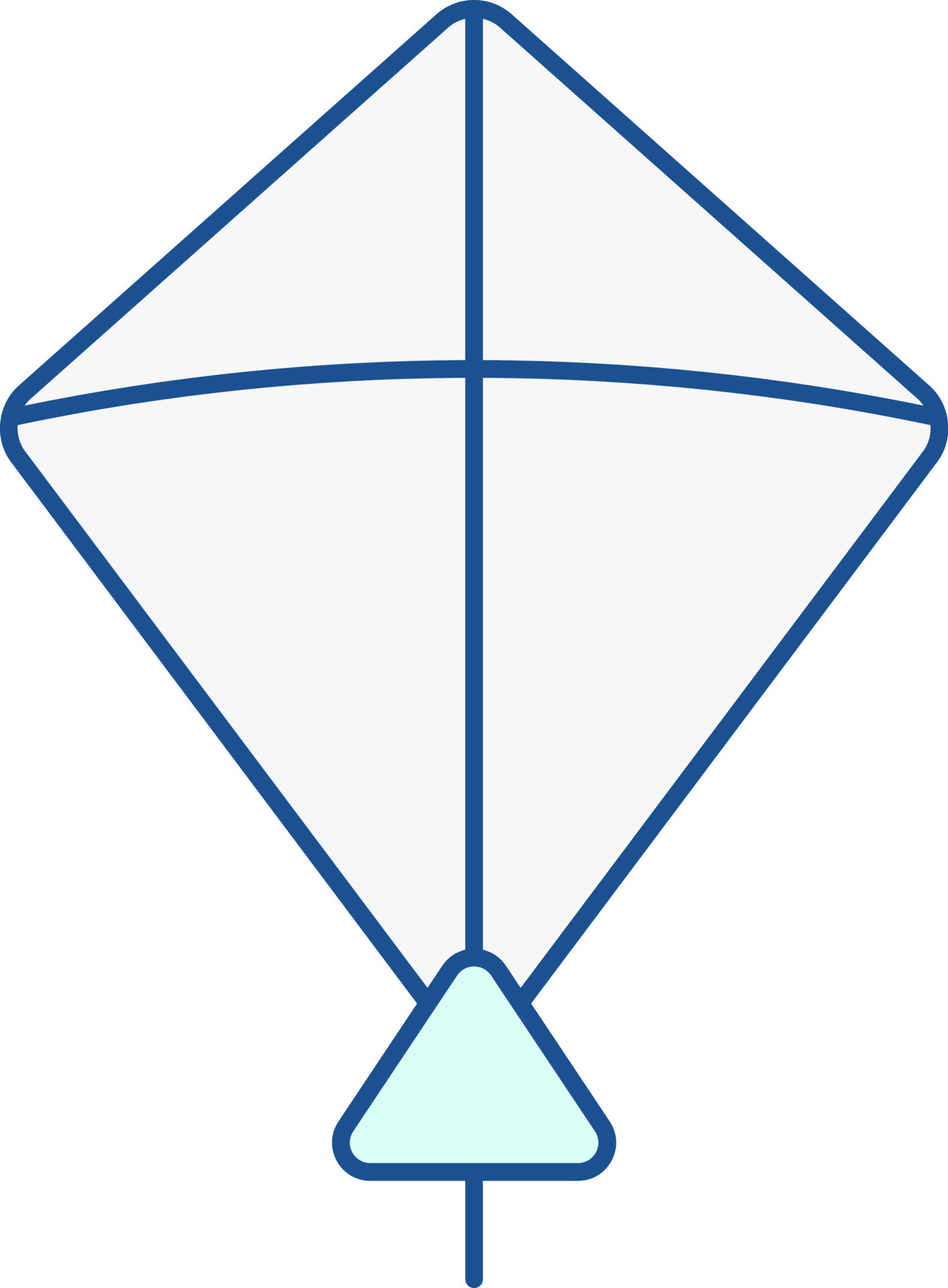 Kite Basic Miscellany Blue icon