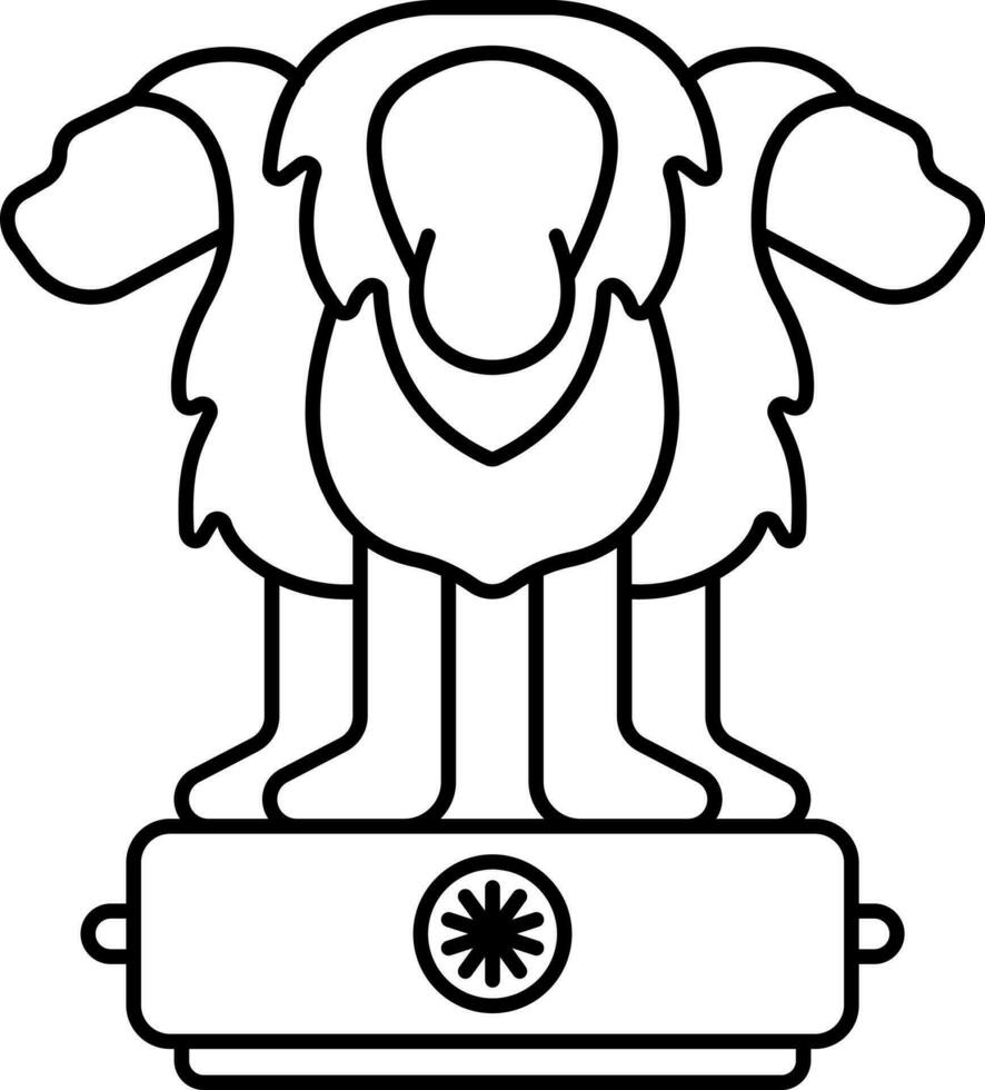 Emblem Of India - National Emblem Of India Drawing, HD Png Download - vhv