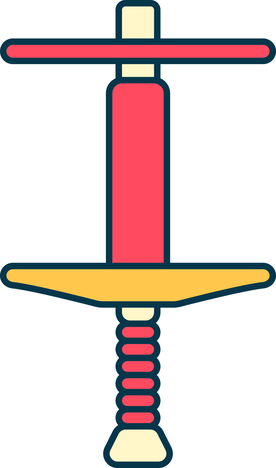 Red pogo stick clearance